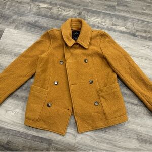 J. Crew Women's Boiled Wool Double-Breasted Pea Coat